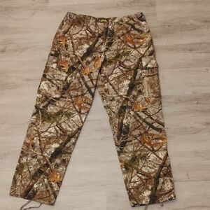 Cabela's Men's Woodland Camo Cargo Pants Size 36
